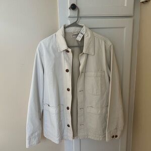 Wallace and Barnes Men’s Jacket- Small, off white/ivory NEVER WORN
